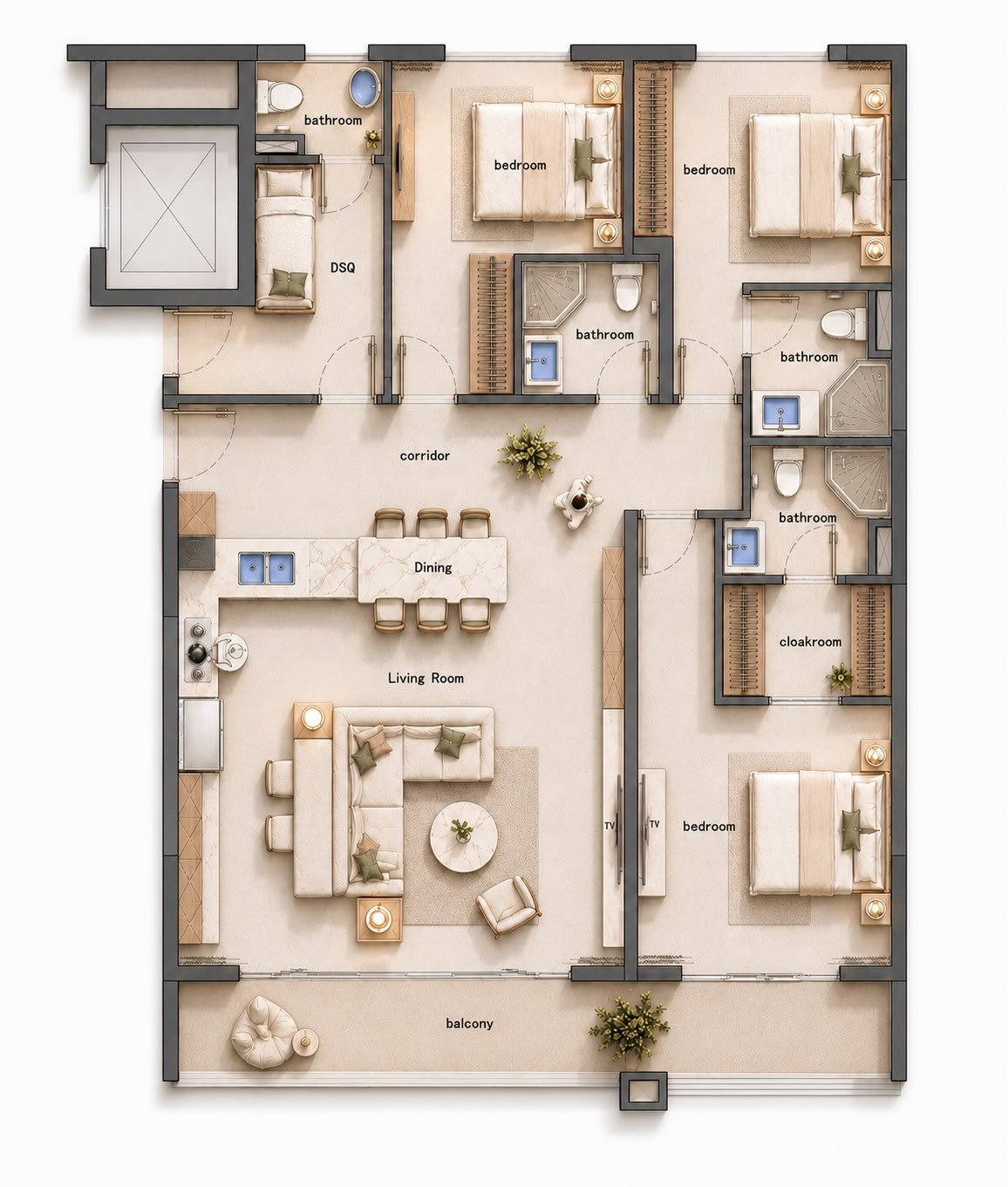 layout of Limerence Arbor residency in kilimani
