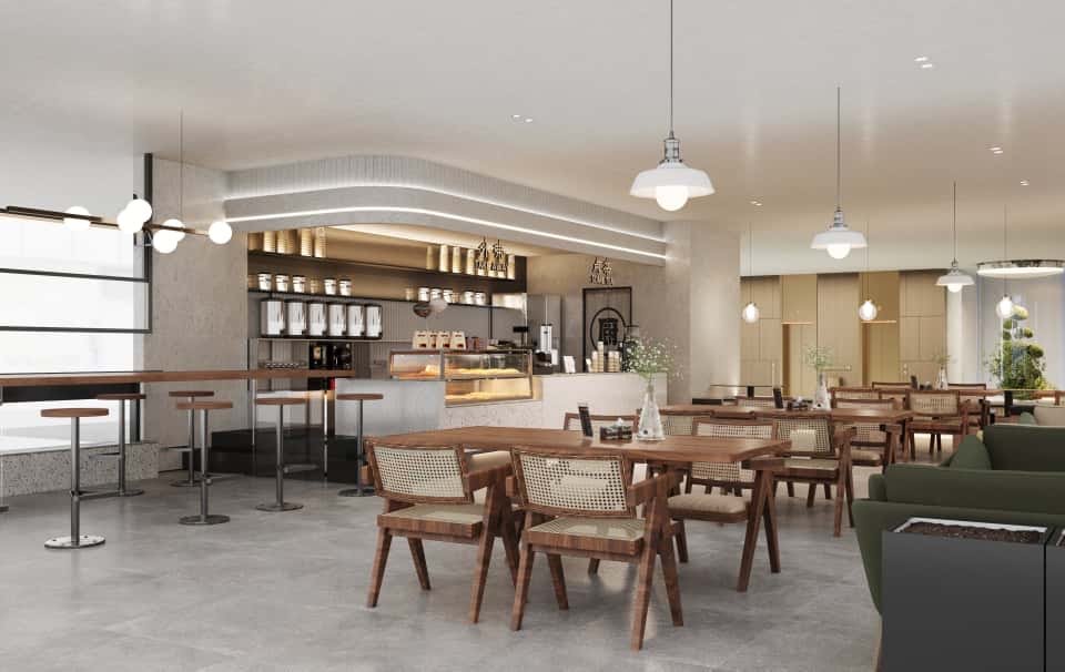 Cafe of 2 bedrooms at Limerence Arbor residency in kilimani
