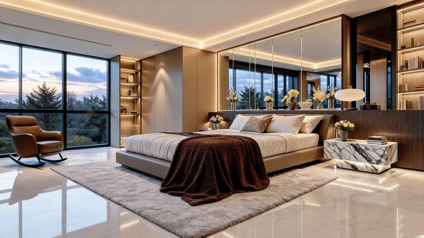 Spacious masterbedroom of 2 bedrooms at MIC Garden Apartments in kileleshwa
