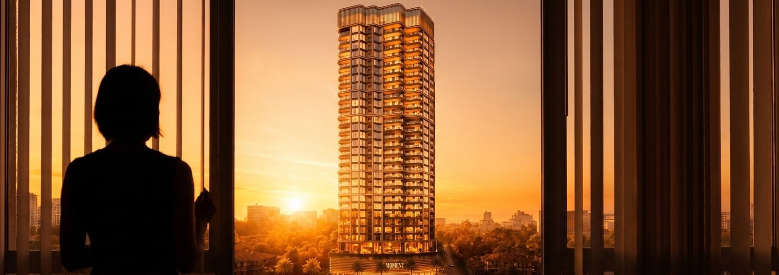 exterior far view at the moment residences in westlands