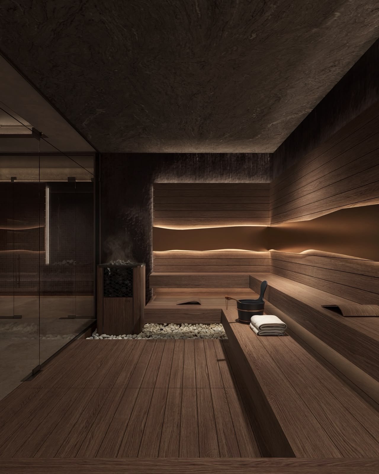 sauna area of 2 bedrooms at The Moment Residences In Westlands