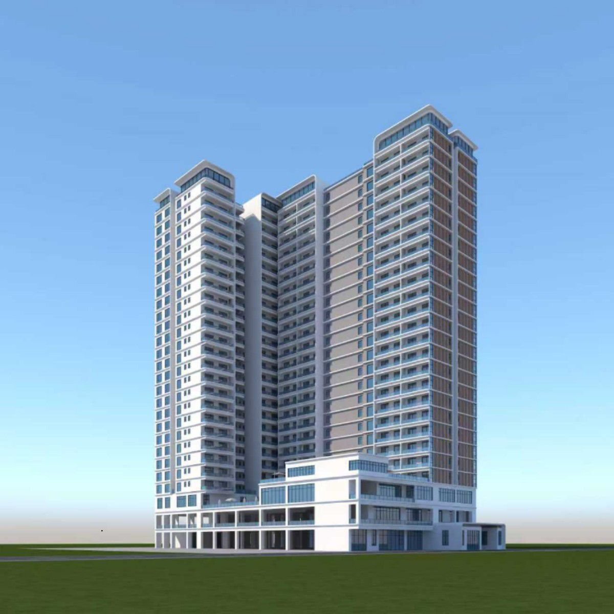 Exterior far view at Nova Garden Apartments In Kilimani