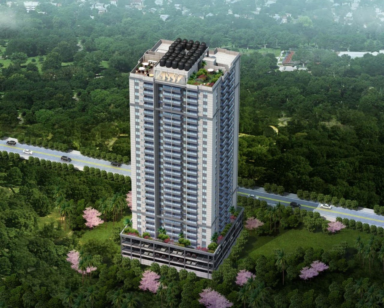 exterior far view at At San Remo Heights In Westlands