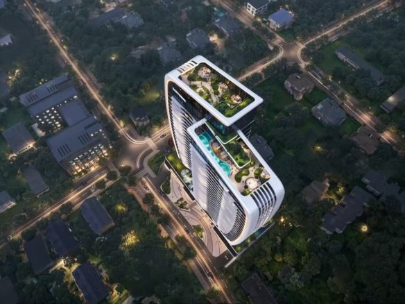 Exterior top view at Santorini Residences in westlands