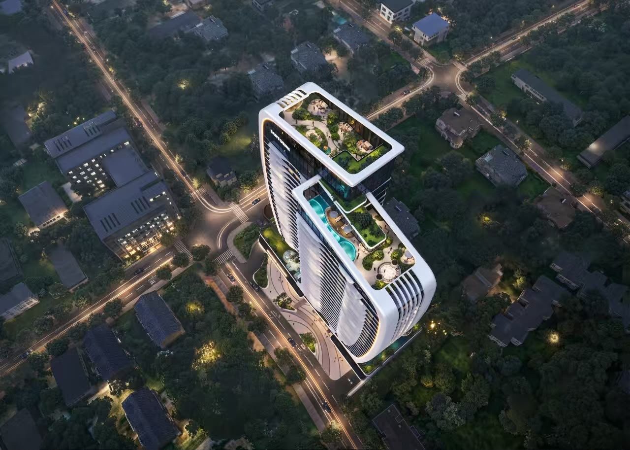 Exterior top view at Santorini Residences in westlands